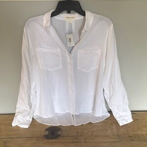 Cloth & Stone Crisp White Shirt
